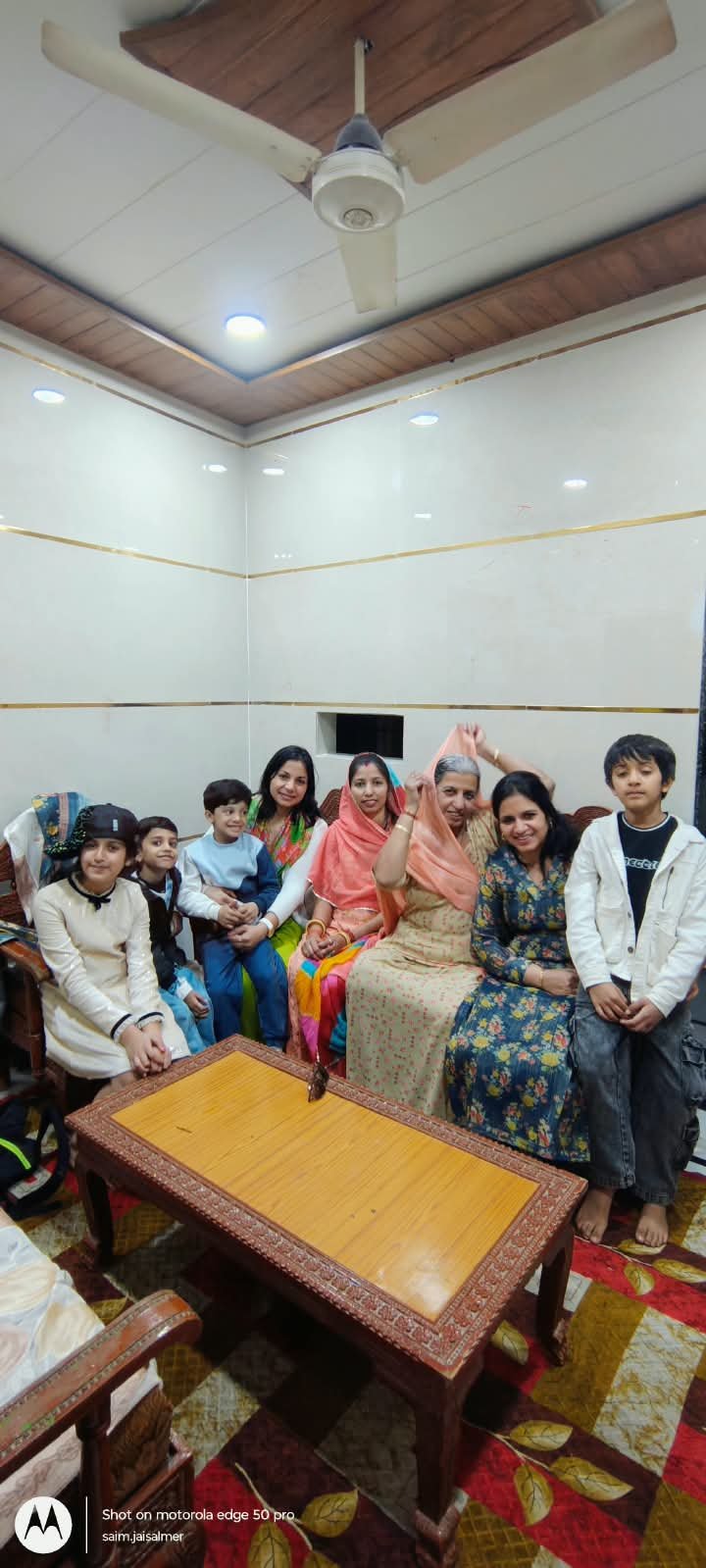Family evening together