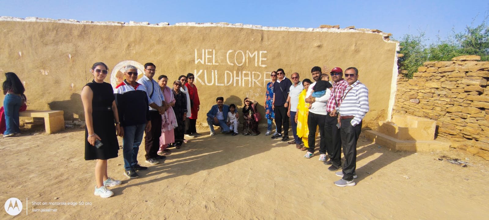 Group at Kuldhara village