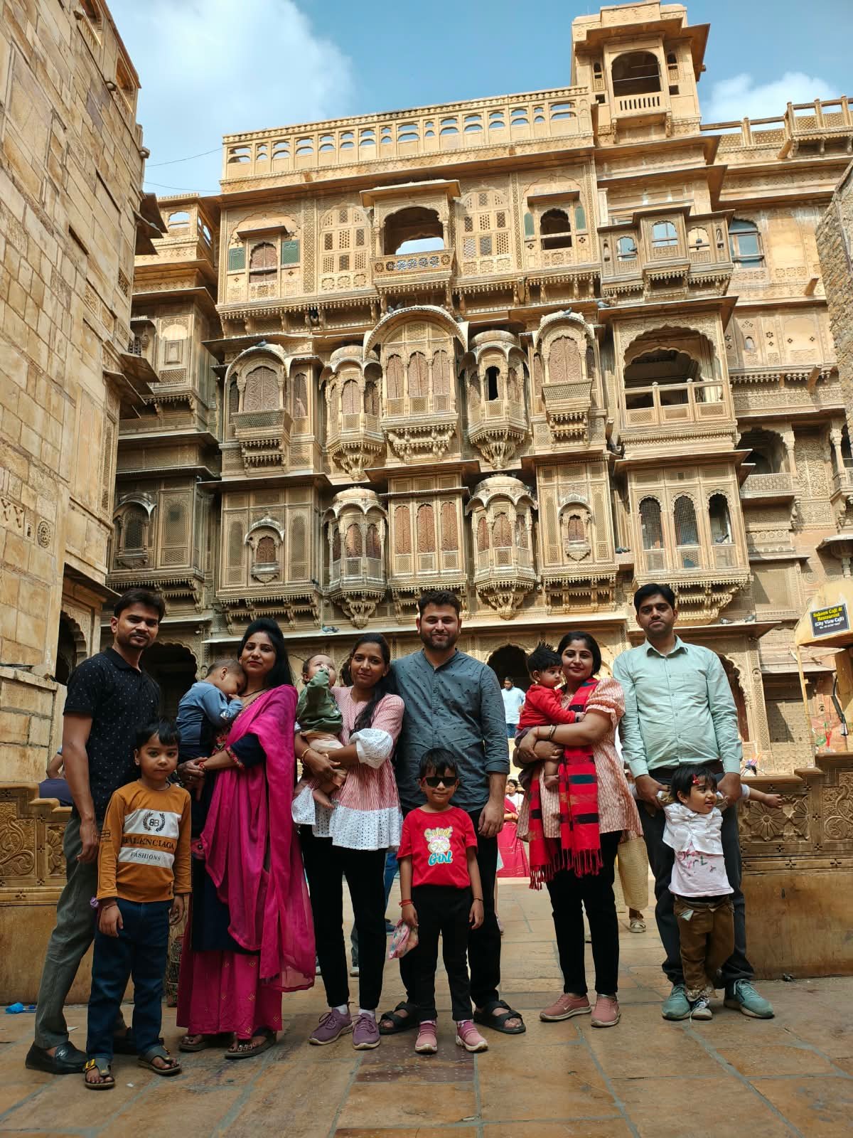 Family at Patwa Haveli